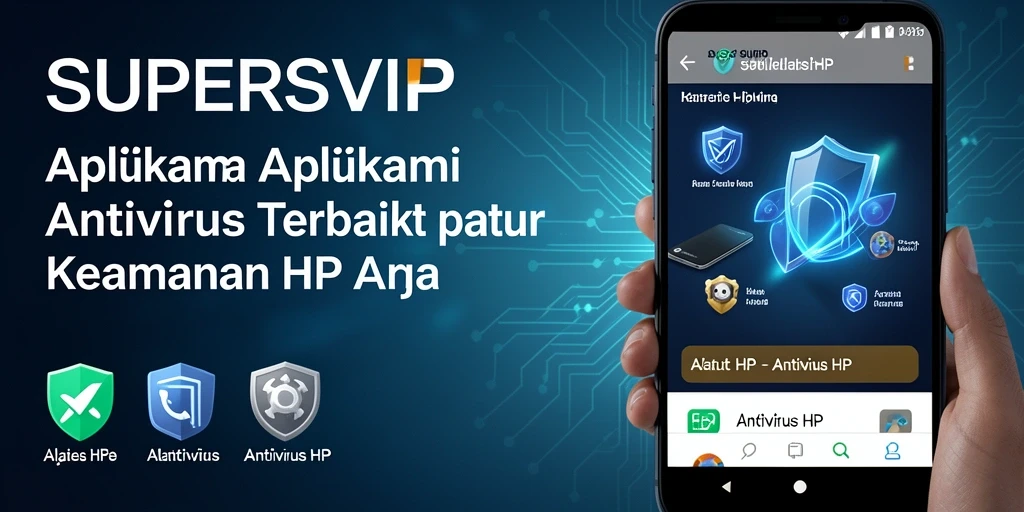 Tampilan antarmuka SUPERSVIP yang sederhana dan fungsional.