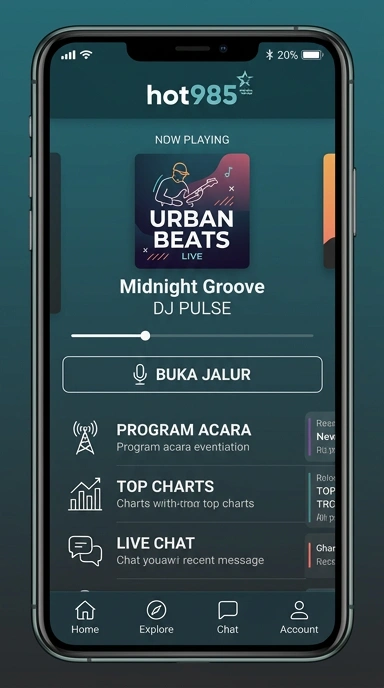 Tampilan link alternatif hot985